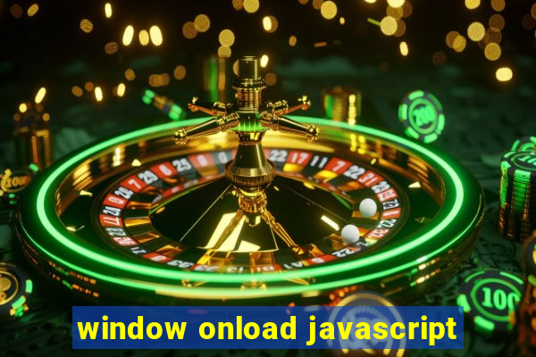 window onload javascript