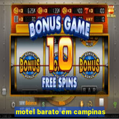 motel barato em campinas