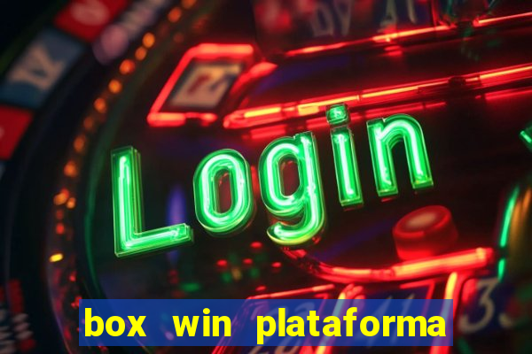 box win plataforma de jogos